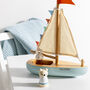 Personalised Wooden Sail Away Boat Toy, thumbnail 3 of 3