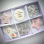Personalised To The Moon And Back Hand Iced Biscuit Gift Box Fathers Day Gift, thumbnail 9 of 10