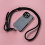 Black Adjustable Phone Strap Universal Crossbody Rope Lanyard, thumbnail 2 of 4