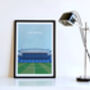 Personalised Football Stadium Art Print Gift Request Any Stadium, thumbnail 8 of 11