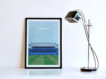 Personalised Football Stadium Art Print Gift Request Any Stadium, 8 of 11
