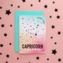 Capricorn Star Sign Constellation Birthday Card, thumbnail 3 of 7