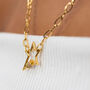 Large Link And Stretch Star Necklace, thumbnail 1 of 4