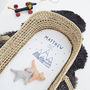 Personalised 'You Will Move Mountain' Cot/Pram Sheet, thumbnail 1 of 6