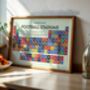 Periodic Table Of UK Football Stadiums Art Print, thumbnail 12 of 12