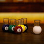 Pool Ball Set Of Shot Glasses, thumbnail 2 of 6
