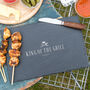 Personalised 'King Of The Grill' Slate Serving Board, thumbnail 1 of 8