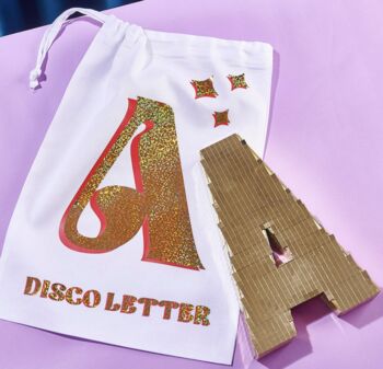 Make Your Own Disco Mirror Letter, 2 of 4