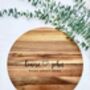 Personalised Engraved Acacia Cheese Board, thumbnail 3 of 8