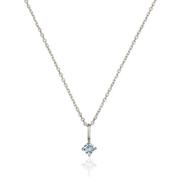 Small Birthstone Pendant Necklace, 3 of 7