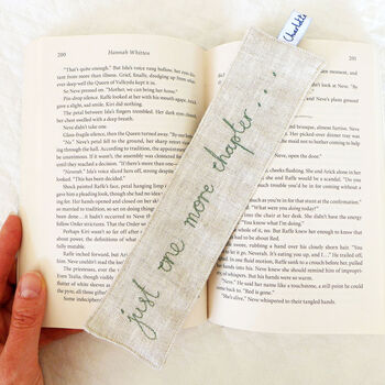 One More Chapter Embroidered Bookmark, 3 of 4