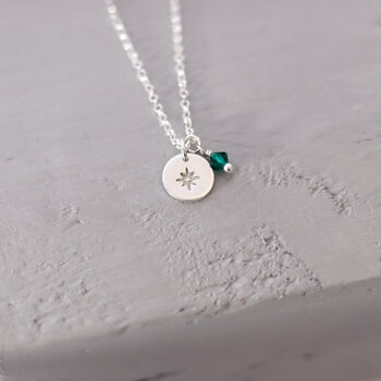 Sterling Silver Birthstone Pendant Necklace, 11 of 11