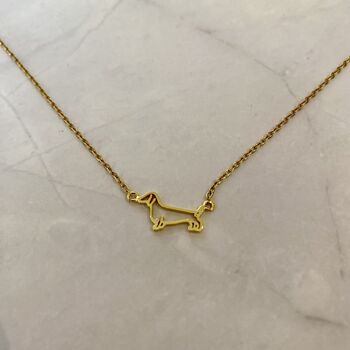 Dachshund Necklace, 3 of 5