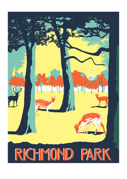 Richmond Park Screen Print, 3 of 3