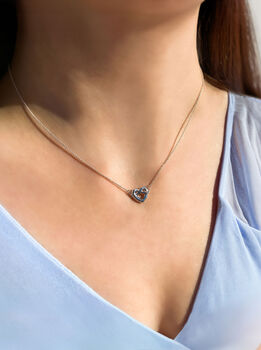 Bridesmaid Thank You Necklace Silver, 4 of 7