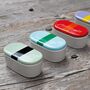 Storage Containers Porcelain With Coloured Lids Set4, thumbnail 9 of 12