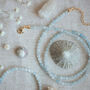 Aquamarine Crystal Healing Necklace Calm And Joy, thumbnail 3 of 7