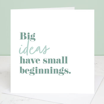 Big Ideas Motivational Print With Optional Frame, 2 of 2