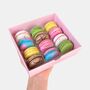 Vegan Signature Macarons Gift Box Of Twelve, thumbnail 1 of 11