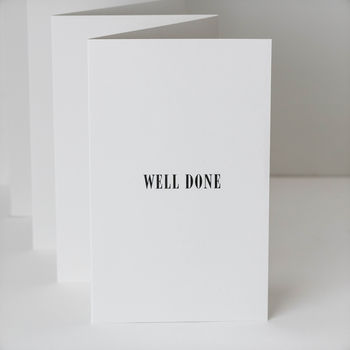 Well Done Congrats Card, 2 of 4