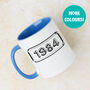 Personalised Birth Year Britpop Mug, thumbnail 1 of 6