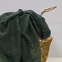 Sparkle Scarf In Rainforest Green, thumbnail 2 of 3