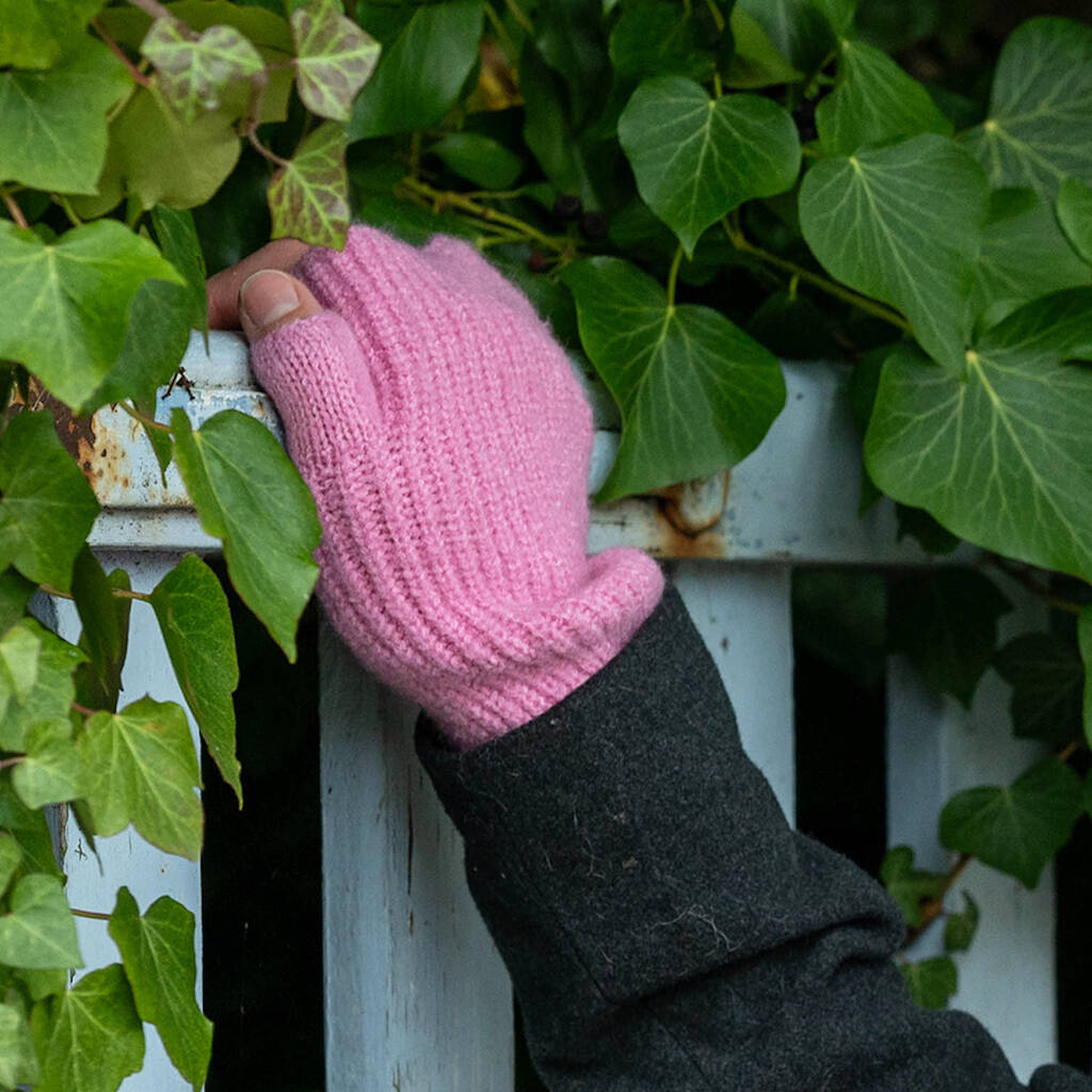 Eco Friendly Pink Wrist Warmers, 1 of 4