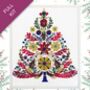 Yuletide Festive Christmas Holidays Hand Embroidery Kit, thumbnail 1 of 6
