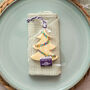 Chocolate Christmas Tree Decorations X5, thumbnail 5 of 7