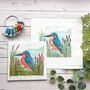 Kingfisher Hand Embroidery Design, thumbnail 1 of 4
