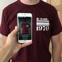 Personalised Any Year Spotify Playlist T Shirt, thumbnail 7 of 9