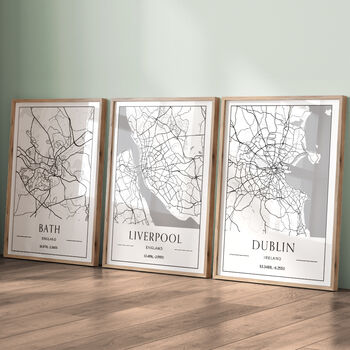 Personalised Location Map Print, 5 of 6