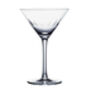 A Pair Of Crystal Martini Glasses With Lens Design, thumbnail 1 of 2