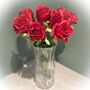 Faux Flowers Stems Bunched Roses, thumbnail 1 of 6