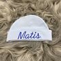 Personalised Embroidered Newborn Baby Hat, thumbnail 10 of 10