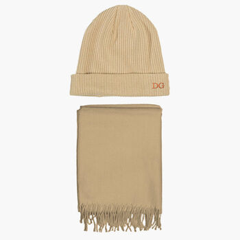 Personalised Embroidered Beanie With Initials And Matching Scarf, 2 of 12