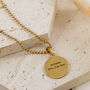 Personalised Small St Christopher Gold Plated Sterling Silver Necklace, thumbnail 6 of 10