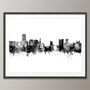 Guildford Skyline Cityscape Art Print, thumbnail 3 of 7