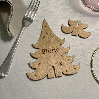 Personalised Christmas Tree Place Setting, 2 of 6