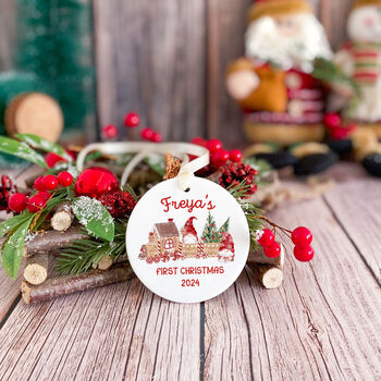 Personalised Baby's First Christmas Ornament Gift, 3 of 7