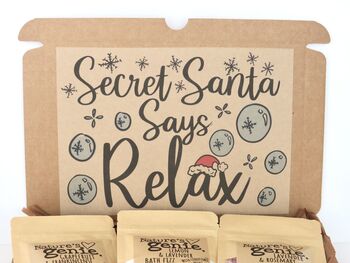 Secret Santa Bath And Body Gift Set, 2 of 4