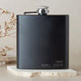 Established Name And Date Personalised Hip Flask, thumbnail 2 of 9