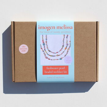 Make Beaded Necklaces With Freshwater Pearls Kit, 3 of 12