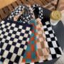 Knitted Checkered Tote Bag, thumbnail 4 of 7