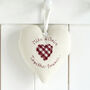 Personalised Ruby 40th Wedding Anniversary Heart Gift, thumbnail 2 of 11