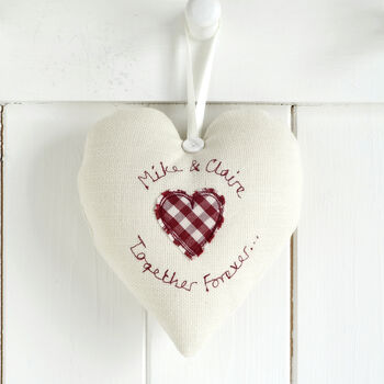 Personalised Ruby 40th Wedding Anniversary Heart Gift, 2 of 11