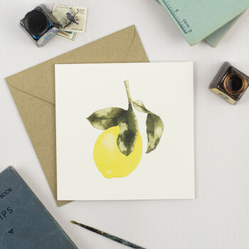 Amalfi Lemon Greetings Card, 2 of 3
