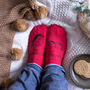 Personalised Family Of Robins Christmas Socks, thumbnail 1 of 4