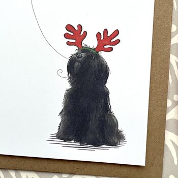 Tibetan Terrier Christmas Card, 3 of 3