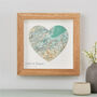Personalised Map Location Heart Engagement Gift, thumbnail 8 of 9